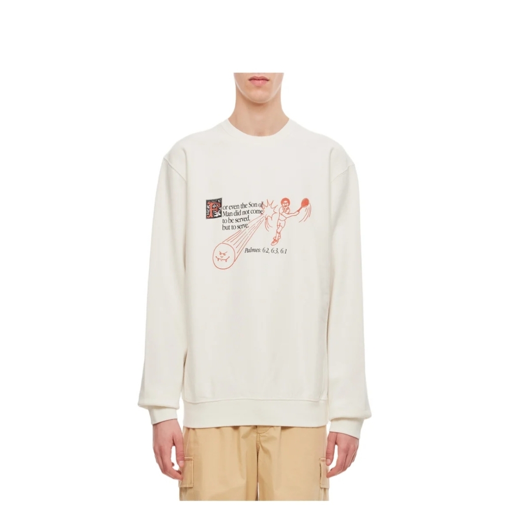 Palmes Mens XL Verse Crewneck Tennis Sports Sweatshirt For Even The Son Of Man